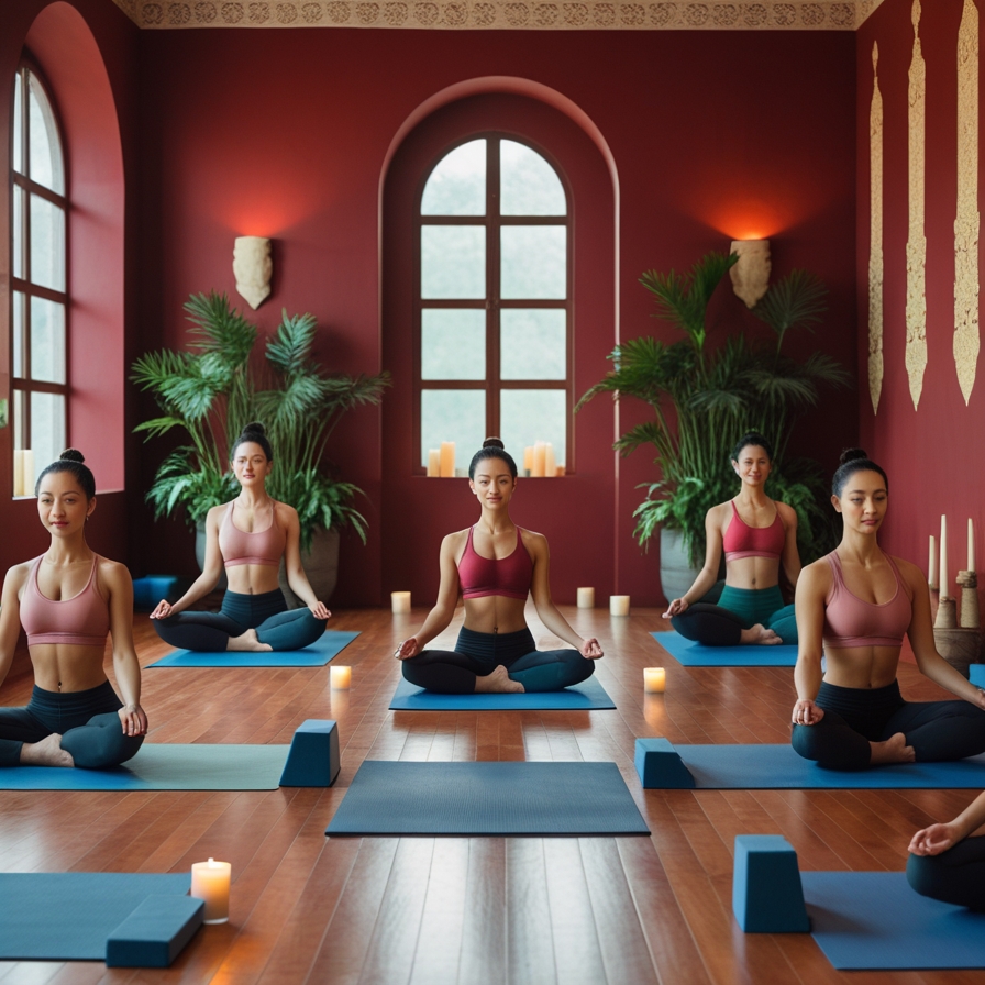 Yoga at Glitzaroo